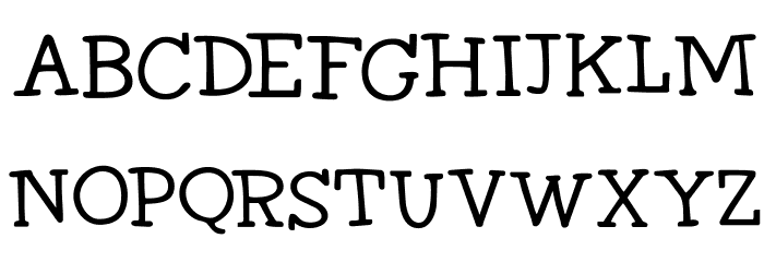 DK Homeward Bound II Regular Font LOWERCASE