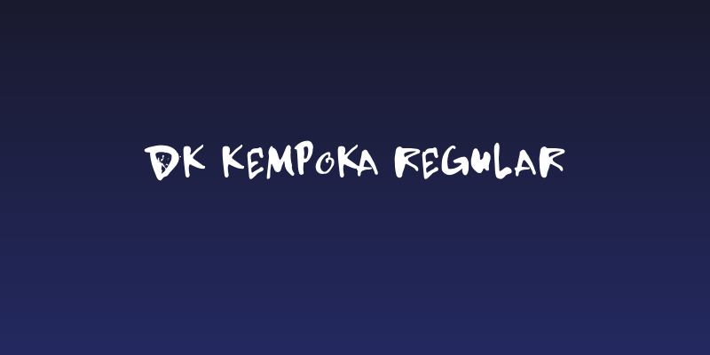 DK Kempoka Regular Social Header