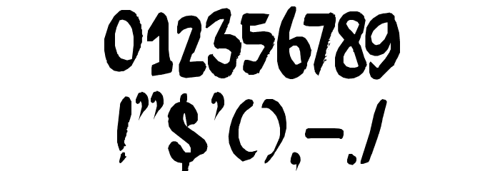 DK Kitsune Tail Regular Font OTHER CHARS
