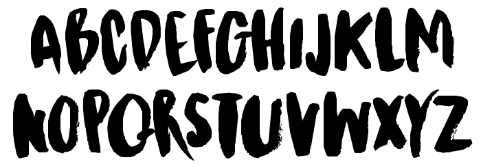 DK Kitsune Tail Regular Font LOWERCASE