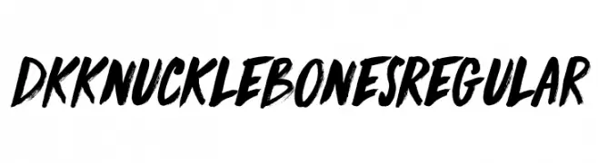 DK Knucklebones Regular  baixar fontes gratis
