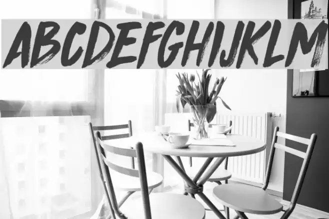 DK Knucklebones Regular Font examples