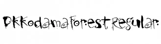 DK Kodama Forest Regular  baixar fontes gratis