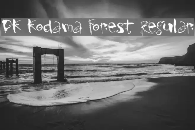 DK Kodama Forest Regular Font examples