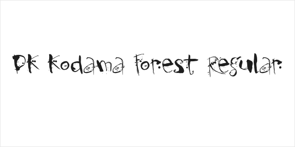 DK Kodama Forest Regular Logo