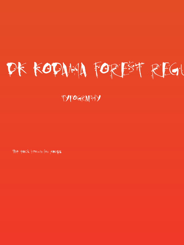 DK Kodama Forest Regular Poster