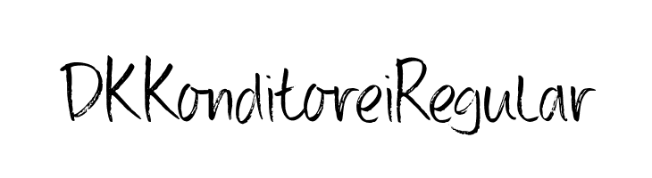 DK Konditorei Regular Font
