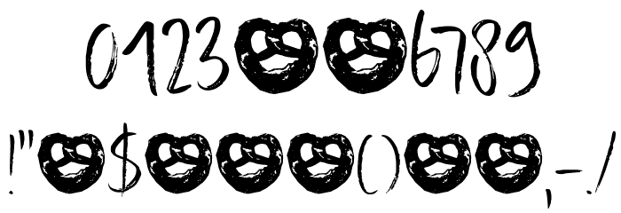 DK Konditorei Regular Font OTHER CHARS