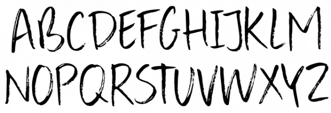 DK Konditorei Regular 字体 大写