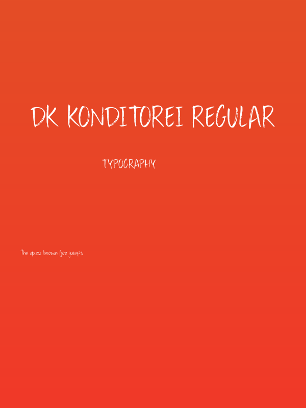 DK Konditorei Regular Poster