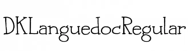 DK Languedoc Regular  Fuentes Gratis Descargar