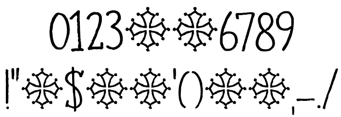 DK Languedoc Regular Font OTHER CHARS