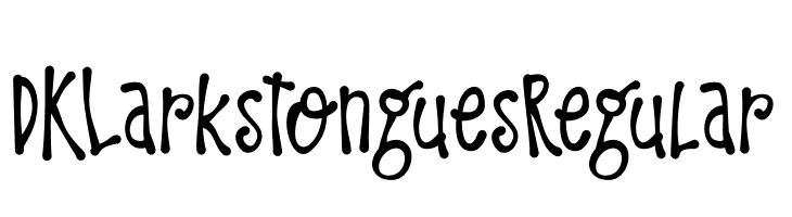 DK Larks Tongues Regular  font caratteri gratis