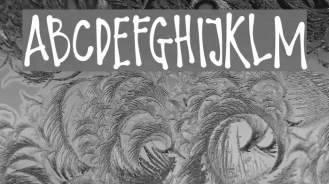 DK Larks Tongues Regular Font examples