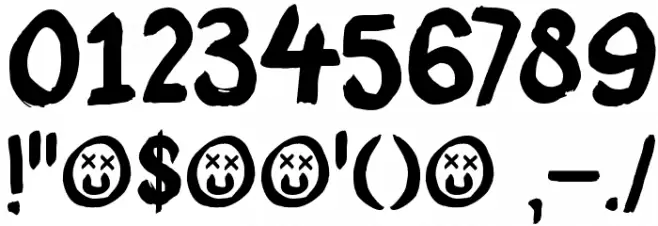 DK Liquid Embrace Font OTHER CHARS