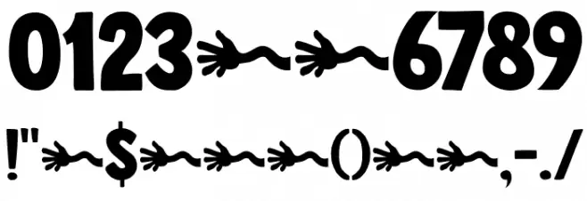 DK Longreach Regular Font OTHER CHARS