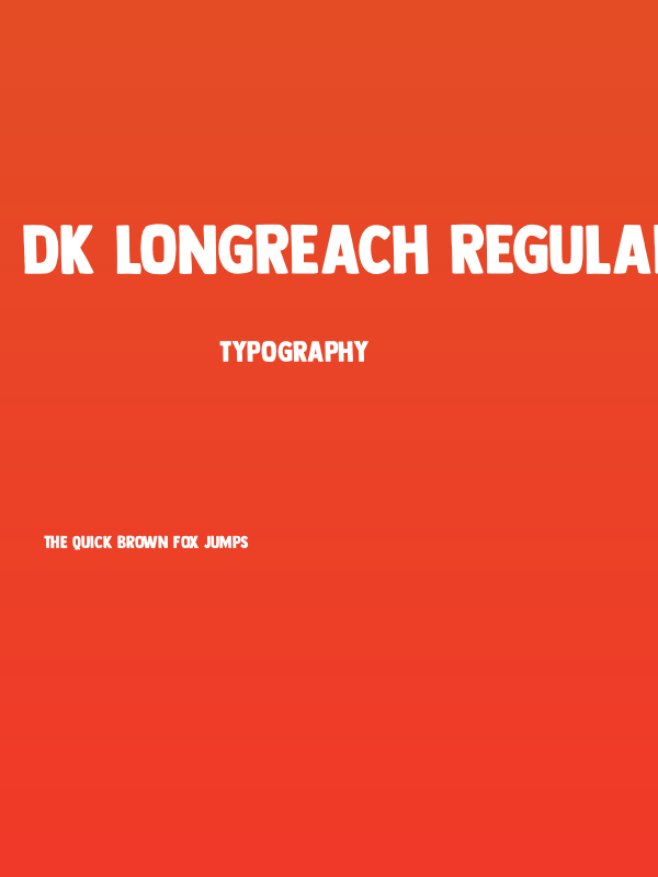 DK Longreach Regular Poster