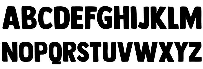 DK Longreach Regular Font LOWERCASE