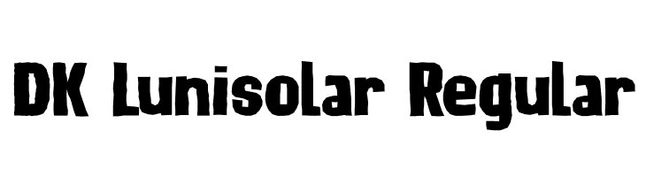 DK Lunisolar Regular  Free Fonts Download