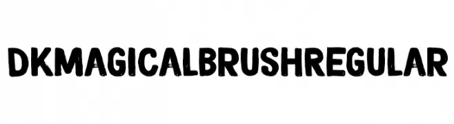 DK Magical Brush Regular  baixar fontes gratis