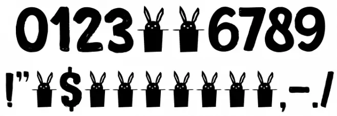 DK Magical Brush Regular Font OTHER CHARS