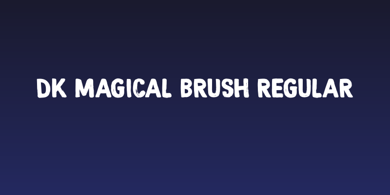 DK Magical Brush Regular Social Header
