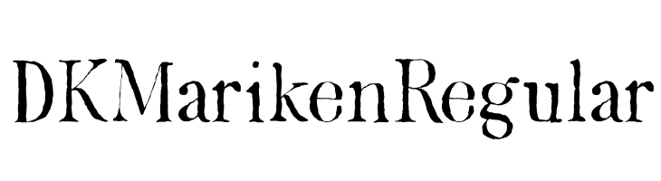 DK Mariken Regular  Fuentes Gratis Descargar