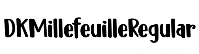 DK Millefeuille Regular  baixar fontes gratis
