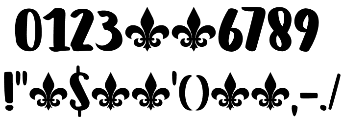 DK Millefeuille Regular Font OTHER CHARS