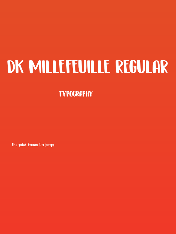 DK Millefeuille Regular Poster