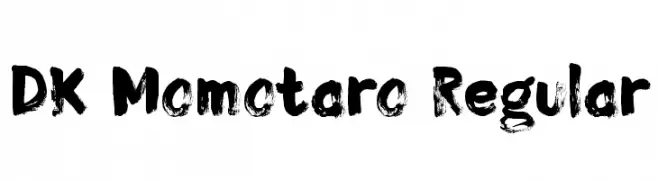 DK Momotaro Regular  Frei Schriftart Herunterladen
