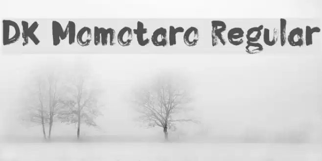 DK Momotaro Regular Font examples