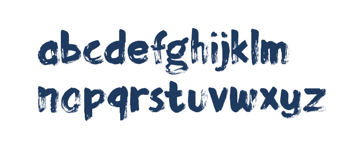DK Momotaro Regular Lowercase