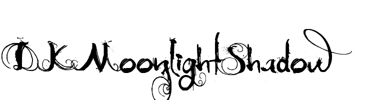 DK Moonlight Shadow  font caratteri gratis