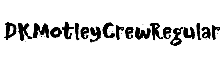 DK Motley Crew Regular  les polices de caractères gratuit tlcharger