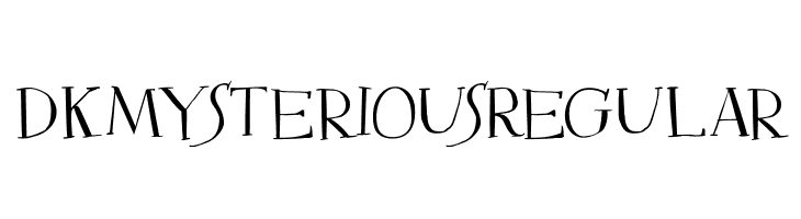 DK Mysterious Regular Font
