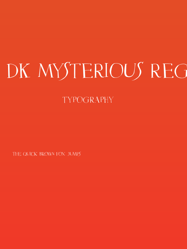 DK Mysterious Regular Poster