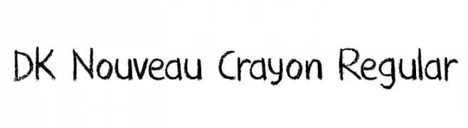 DK Nouveau Crayon Regular  Frei Schriftart Herunterladen