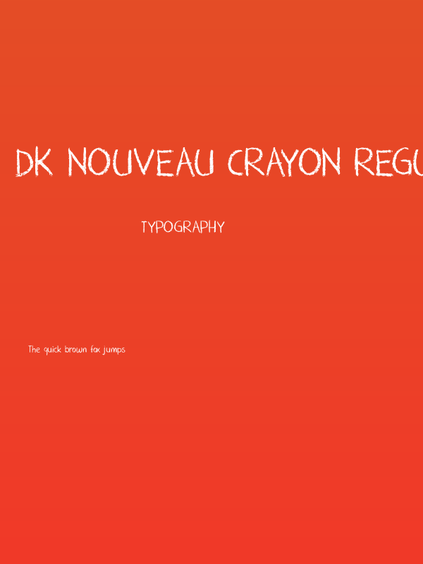 DK Nouveau Crayon Regular Poster