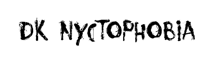 DK Nyctophobia Font