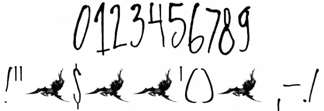 DK Paradise Lost(RUS BY LYAJKA) Font OTHER CHARS