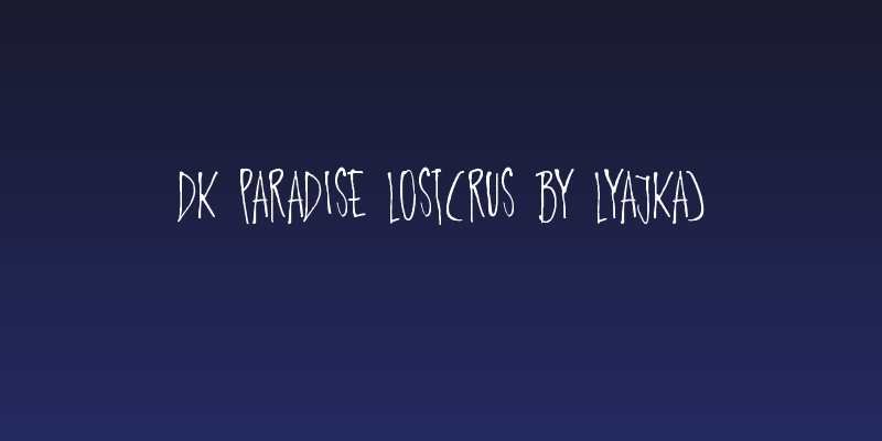 DK Paradise Lost(RUS BY LYAJKA) Social Header