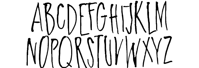 DK Paradise Lost(RUS BY LYAJKA) Font LOWERCASE