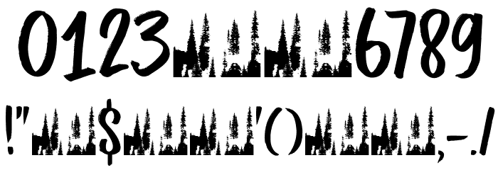 DK Primordial Regular Font OTHER CHARS
