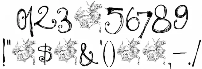 DK Qilin Regular Font OTHER CHARS