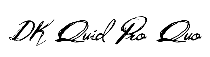 DK Quid Pro Quo  免费字体下载