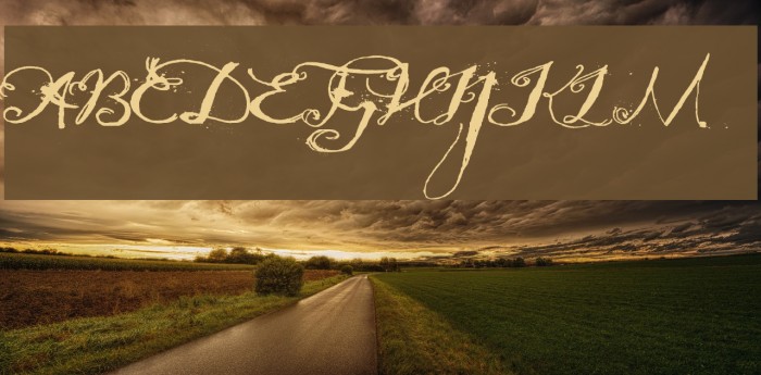 DK Quilted Butterfly Font examples
