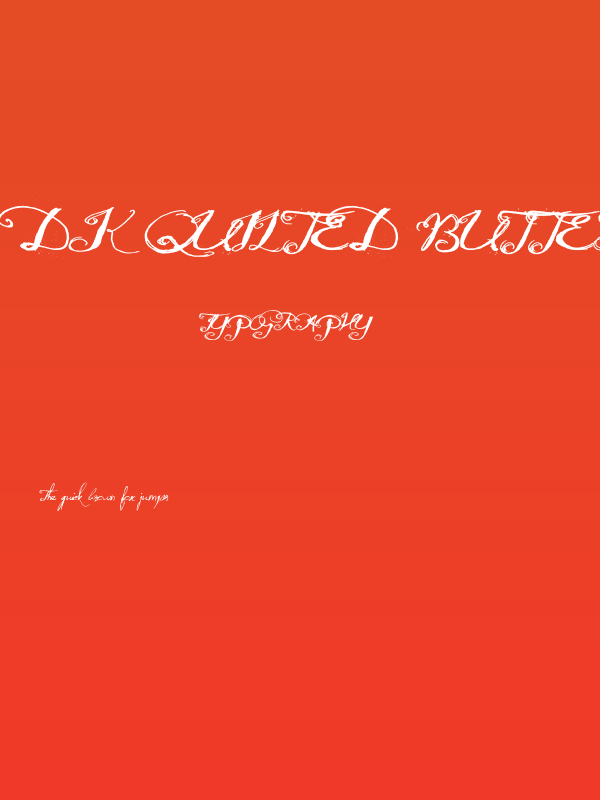 DK Quilted Butterfly Poster