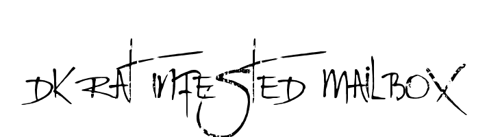 DK Rat Infested Mailbox  font caratteri gratis