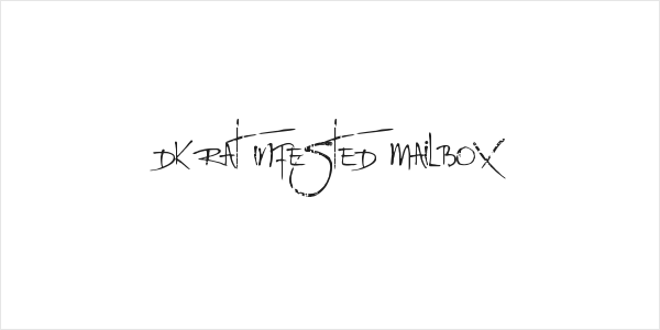 DK Rat Infested Mailbox Logo
